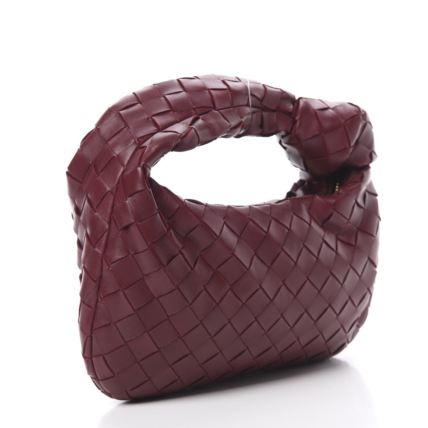 Bottega Veneta Nappa Intrecciato Mini Jodie Burgundy 3 of 11