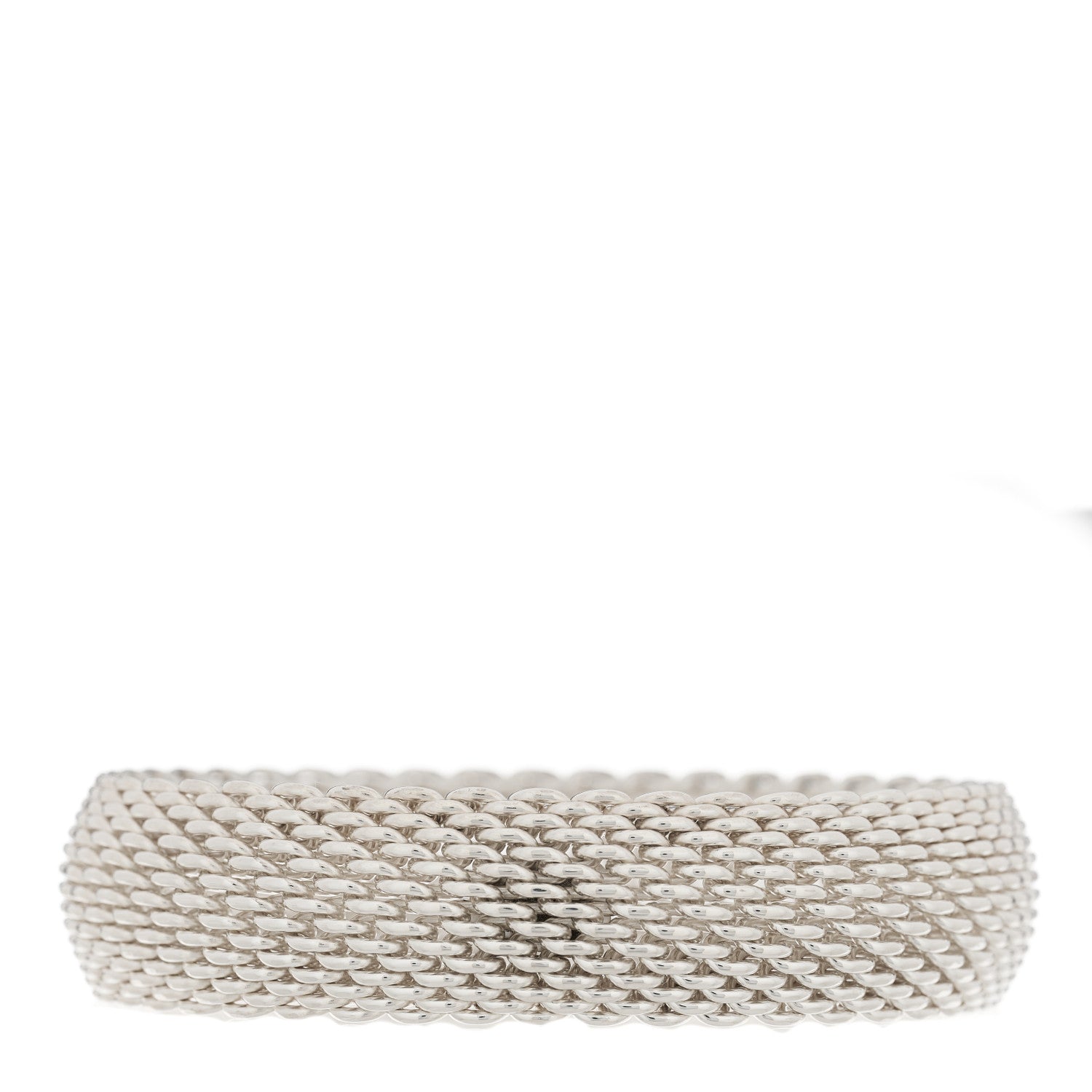 Tiffany Sterling Silver Somerset Mesh Bracelet 2 of 3