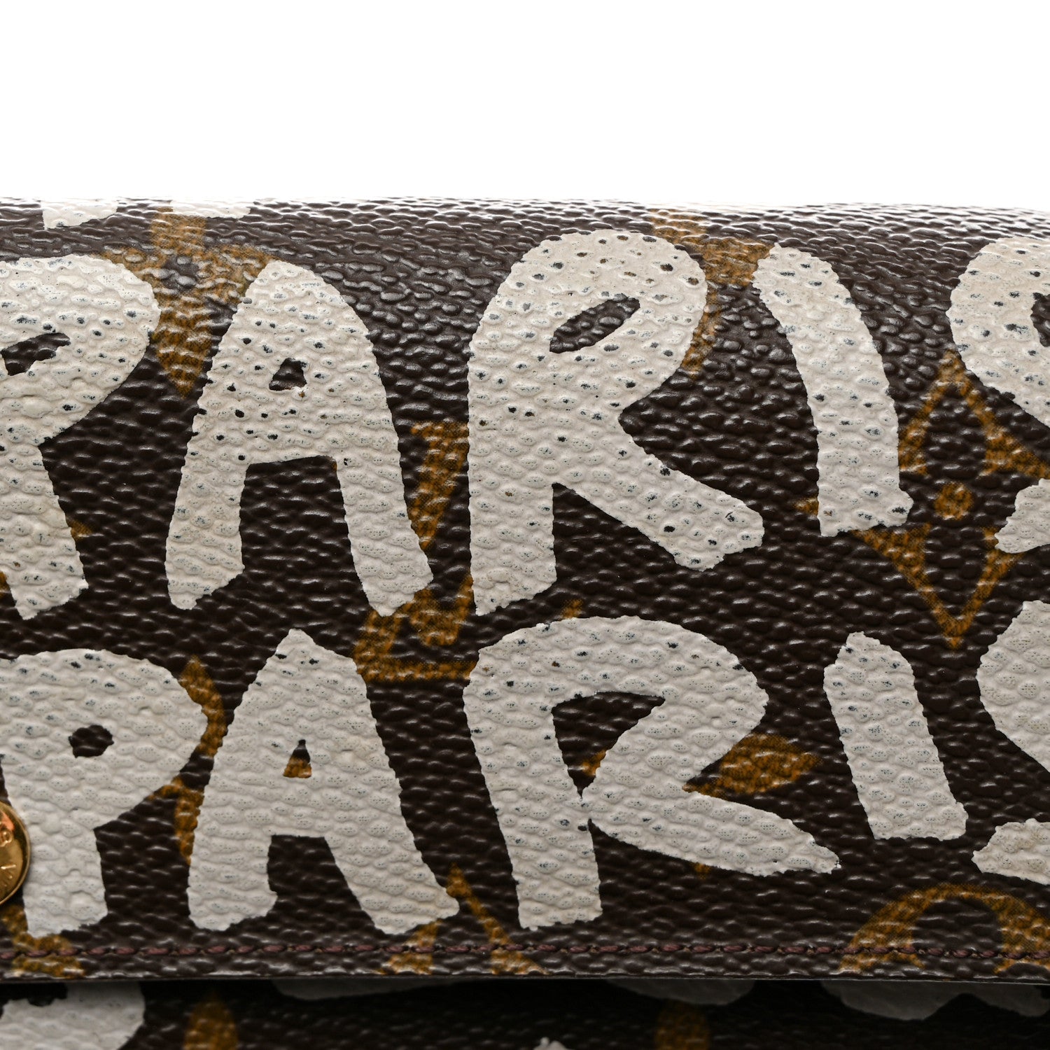 Louis Vuitton Monogram Graffiti Porte-Monnaie Wallet Silver 7 of 8