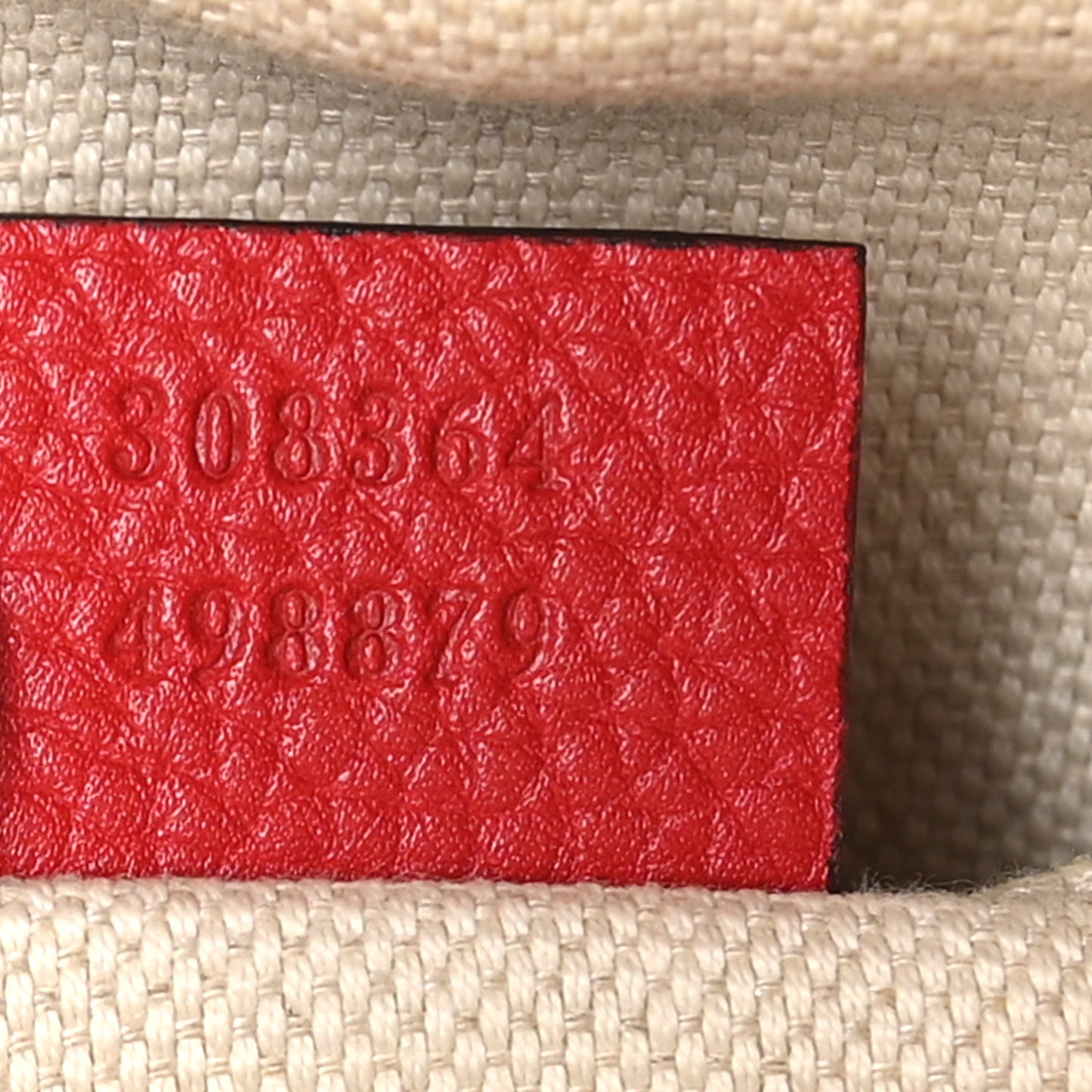 Pebbled Calfskin Small Soho Disco Bag Vibrant Red