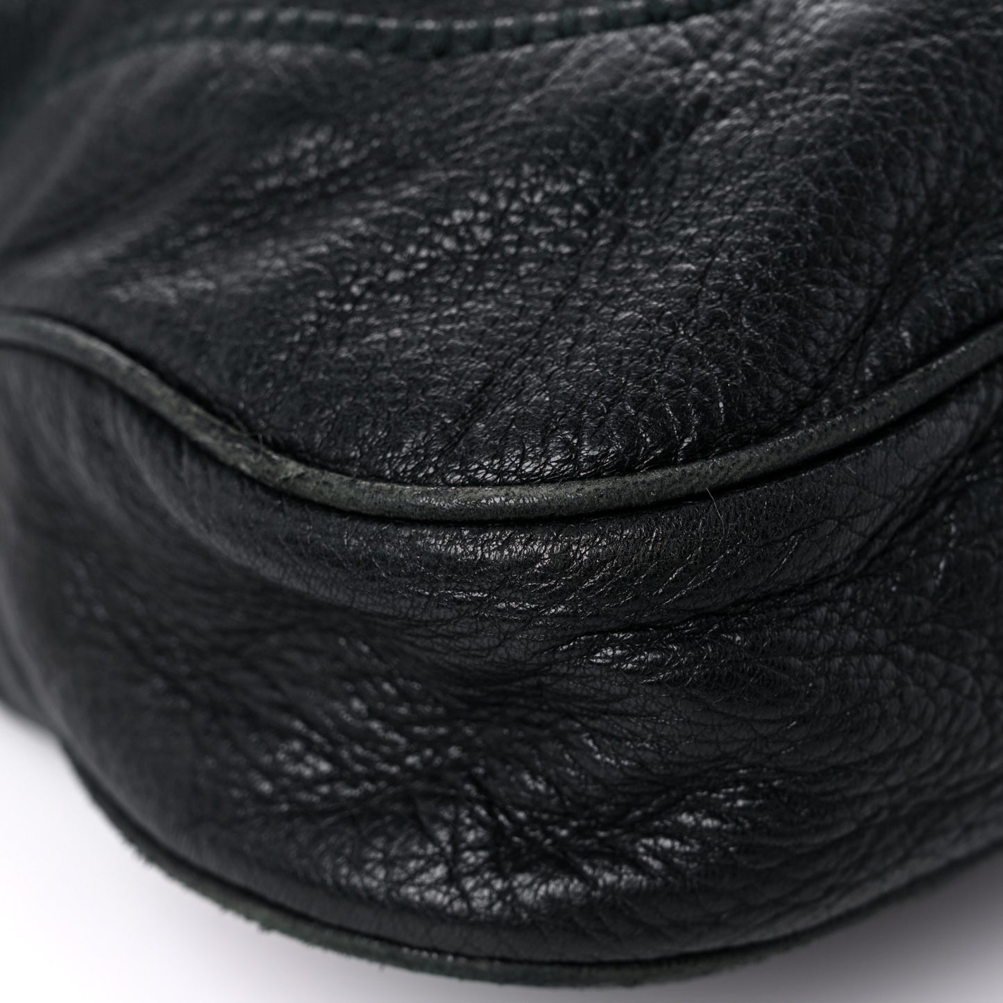 Calfskin Large New Jackie Shoulder Bag Black