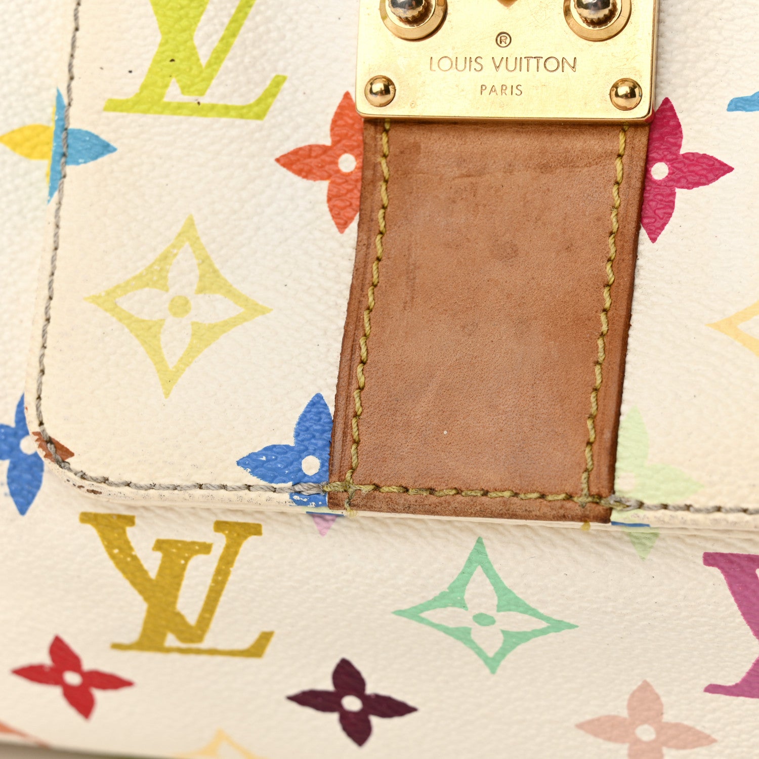 Louis Vuitton Monogram Multicolor Speedy 30 White 11 of 14