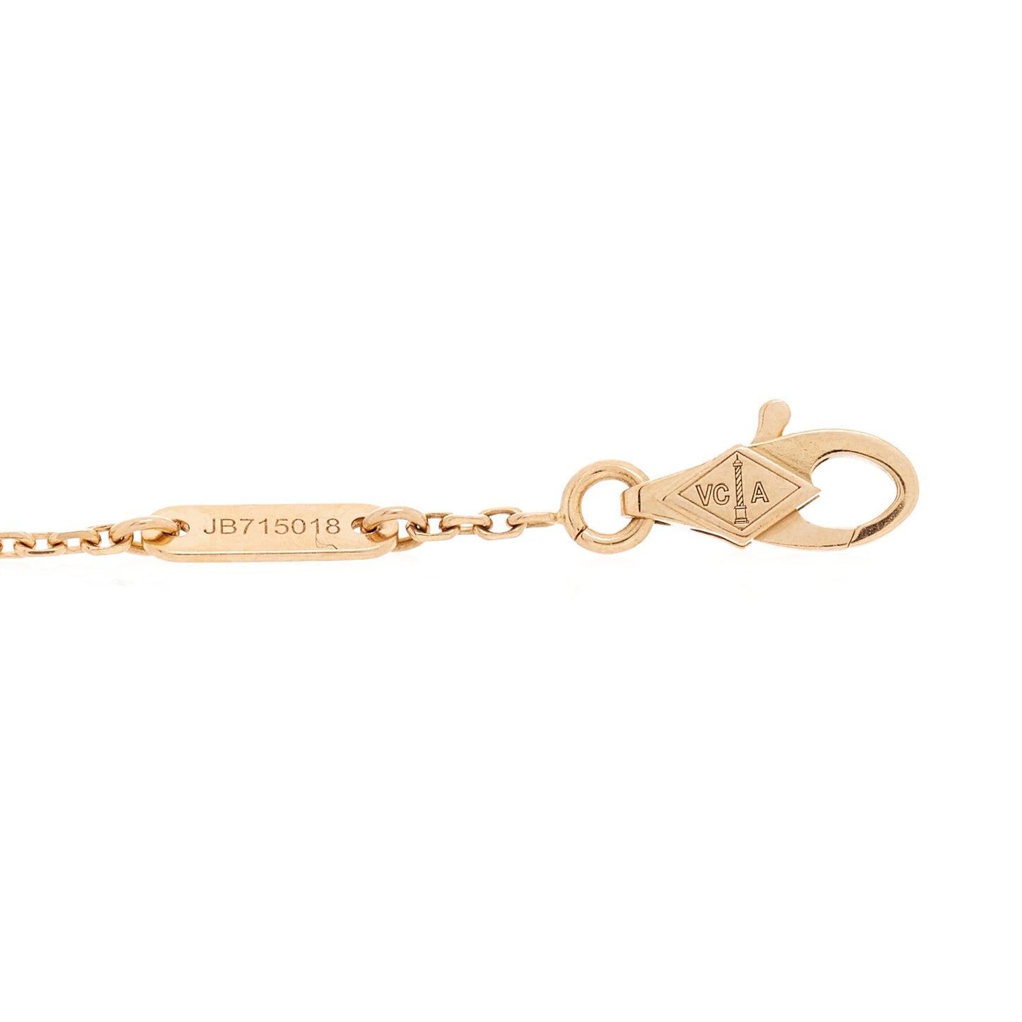 18K Rose Gold Carnelian Sweet Alhambra Bracelet