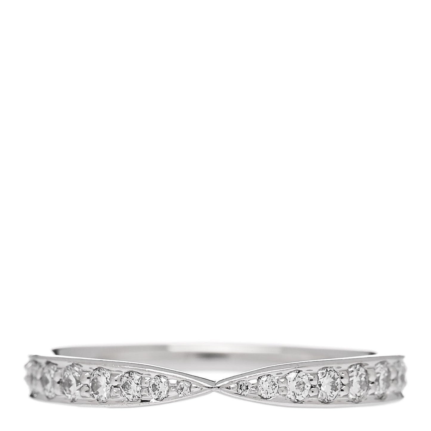 Platinum Diamond Harmony Bead-set Band Ring 48 4.5
