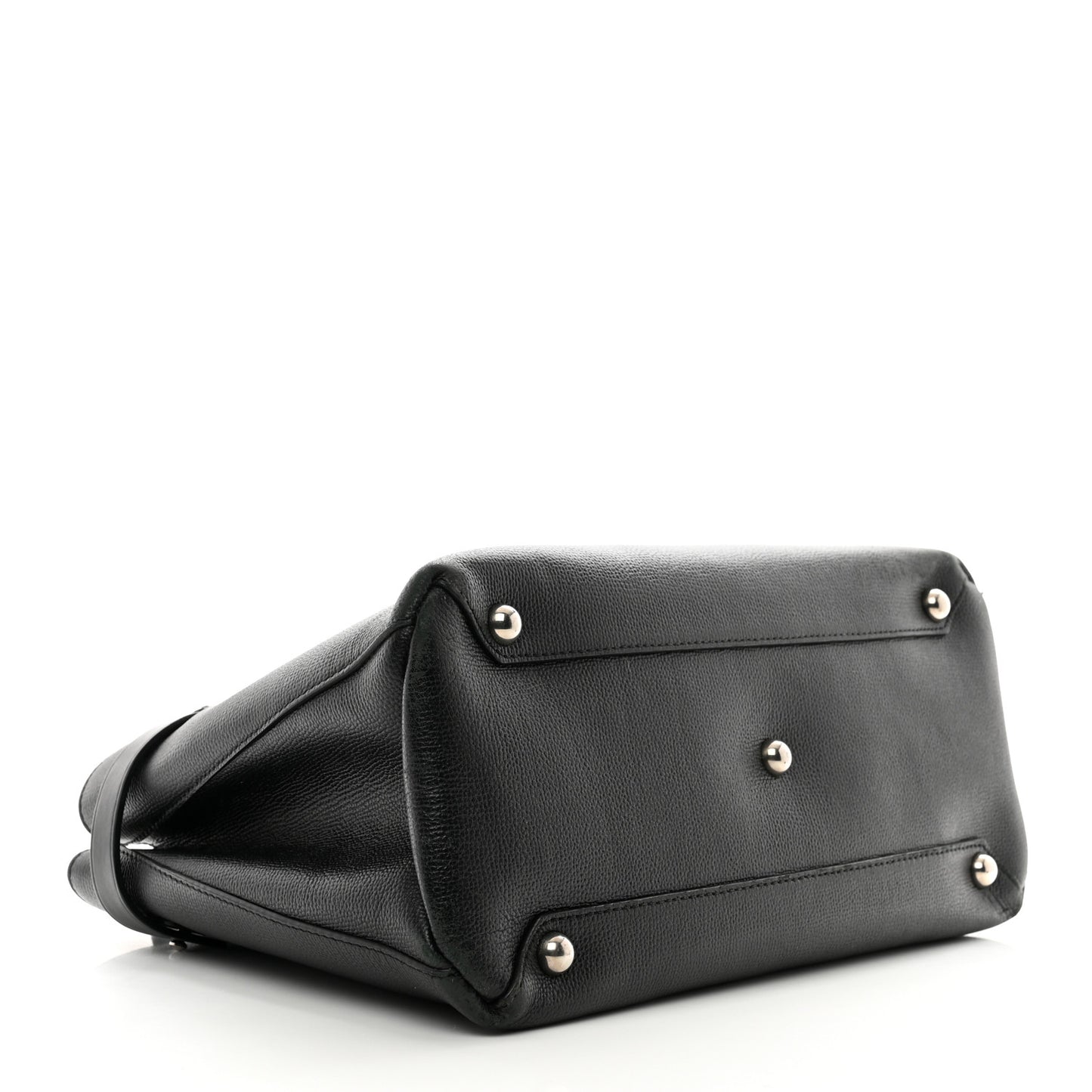 Derby Calfskin House Check Medium Banner Tote Black