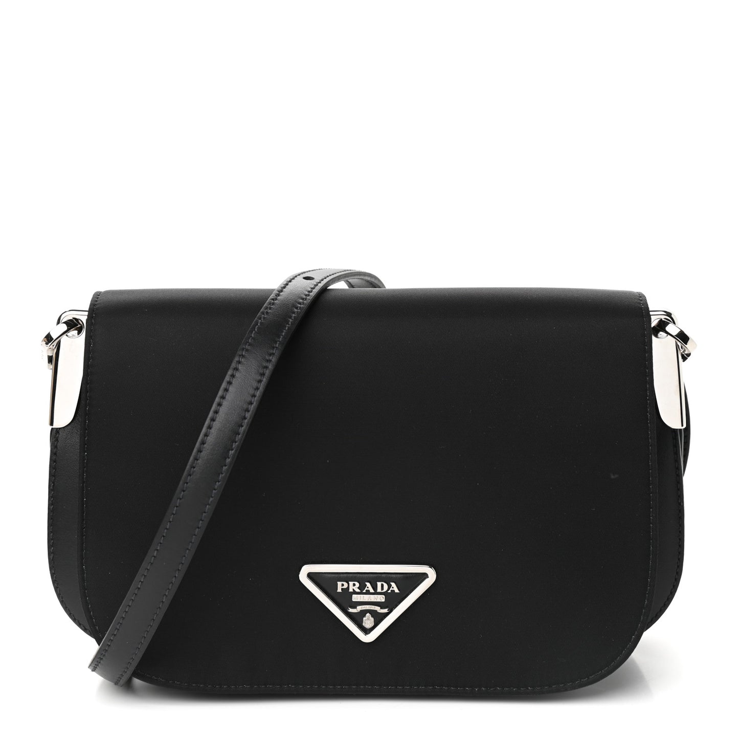 Tessuto Vitello Medium Margit Shoulder Bag Black