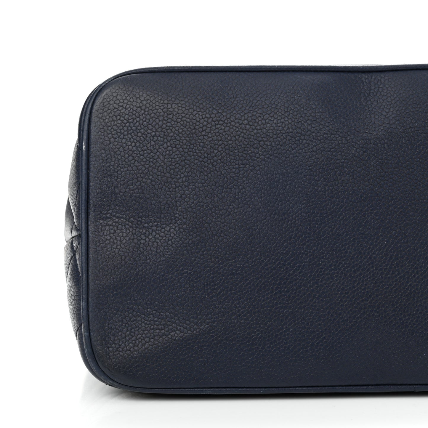 Caviar Quilted Medallion Tote Blue