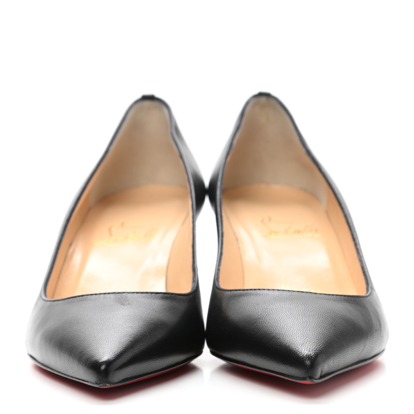 Shiny Nappa Pipina 55 Wedges 35.5 Black
