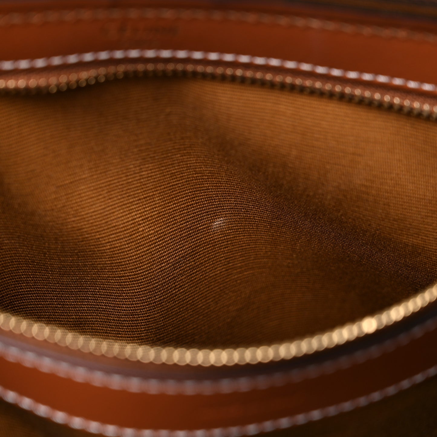 Triomphe Canvas Calfskin Boston Bag Tan
