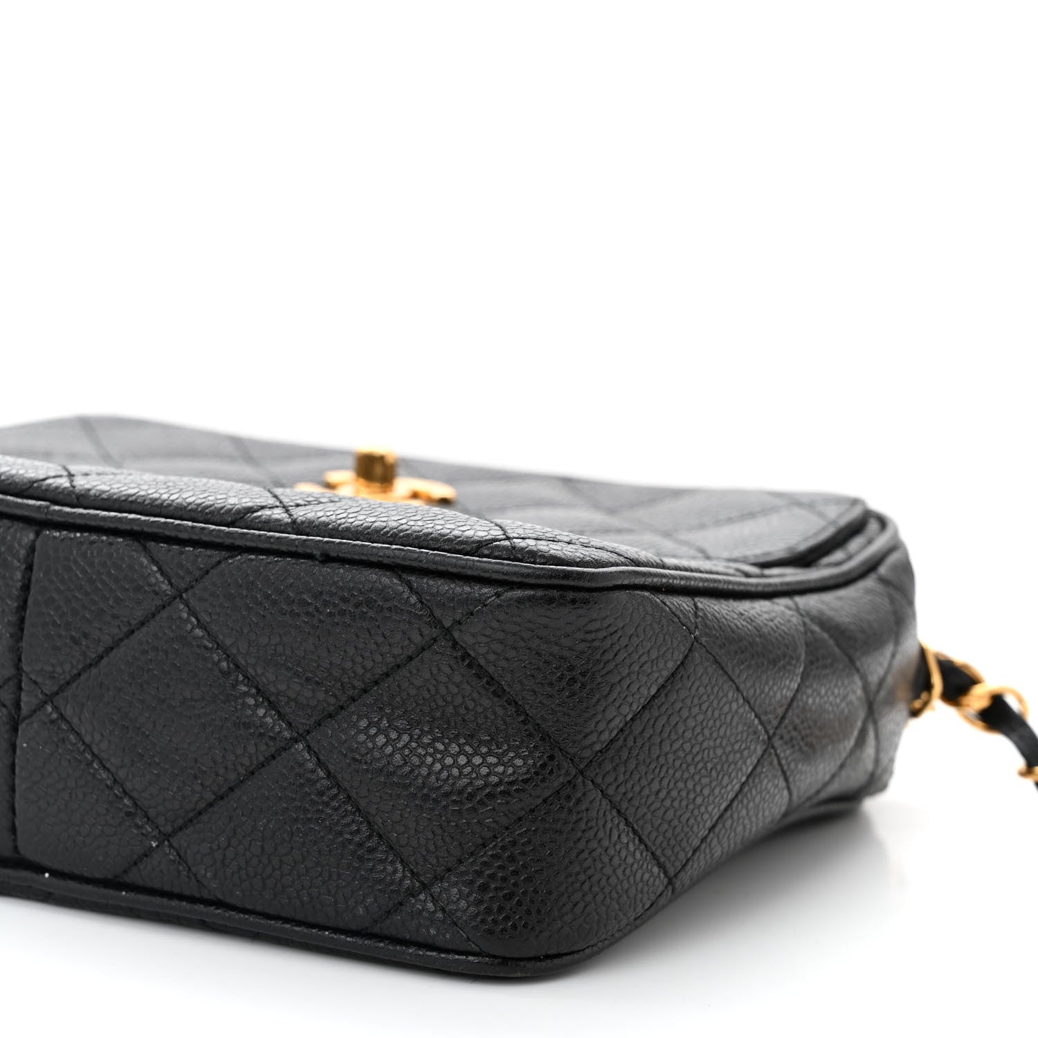 Chanel Caviar Quilted Flap Camera Case Black 11 of 13
