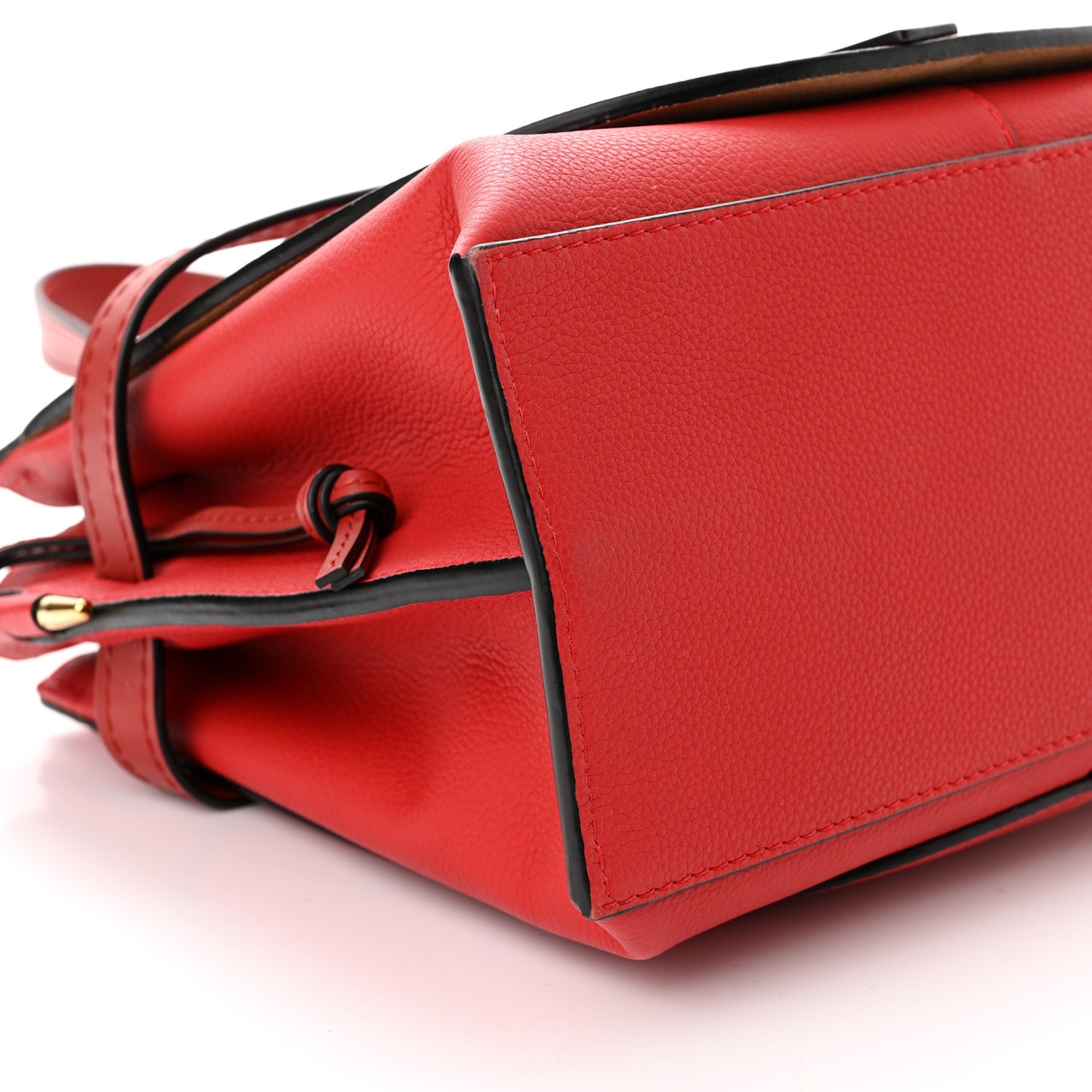 Calfskin Small Gate Tote Scarlet Red