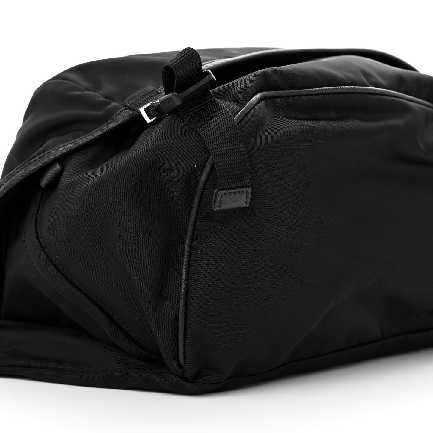 Re-Nylon Saffiano Sling Bag Black