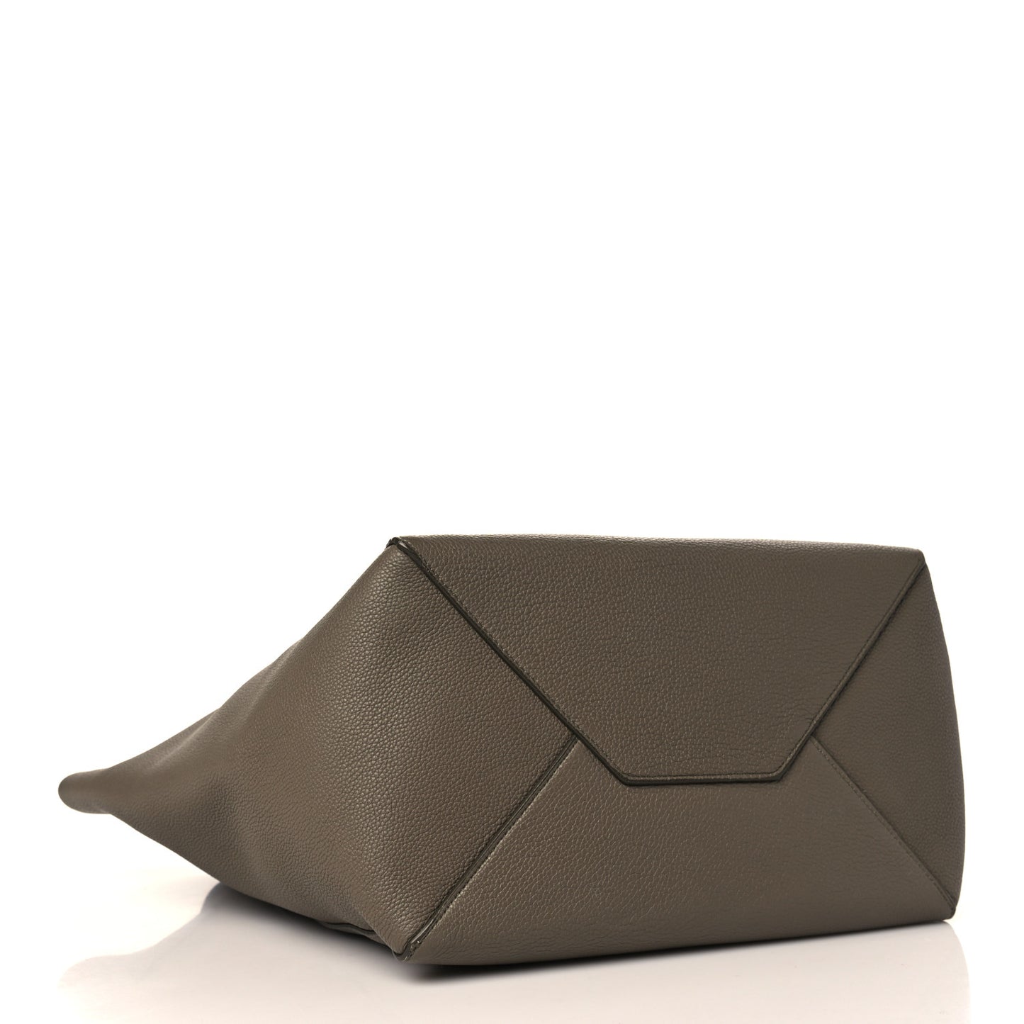Soft Grained Calfskin Small Belt Cabas Phantom Taupe