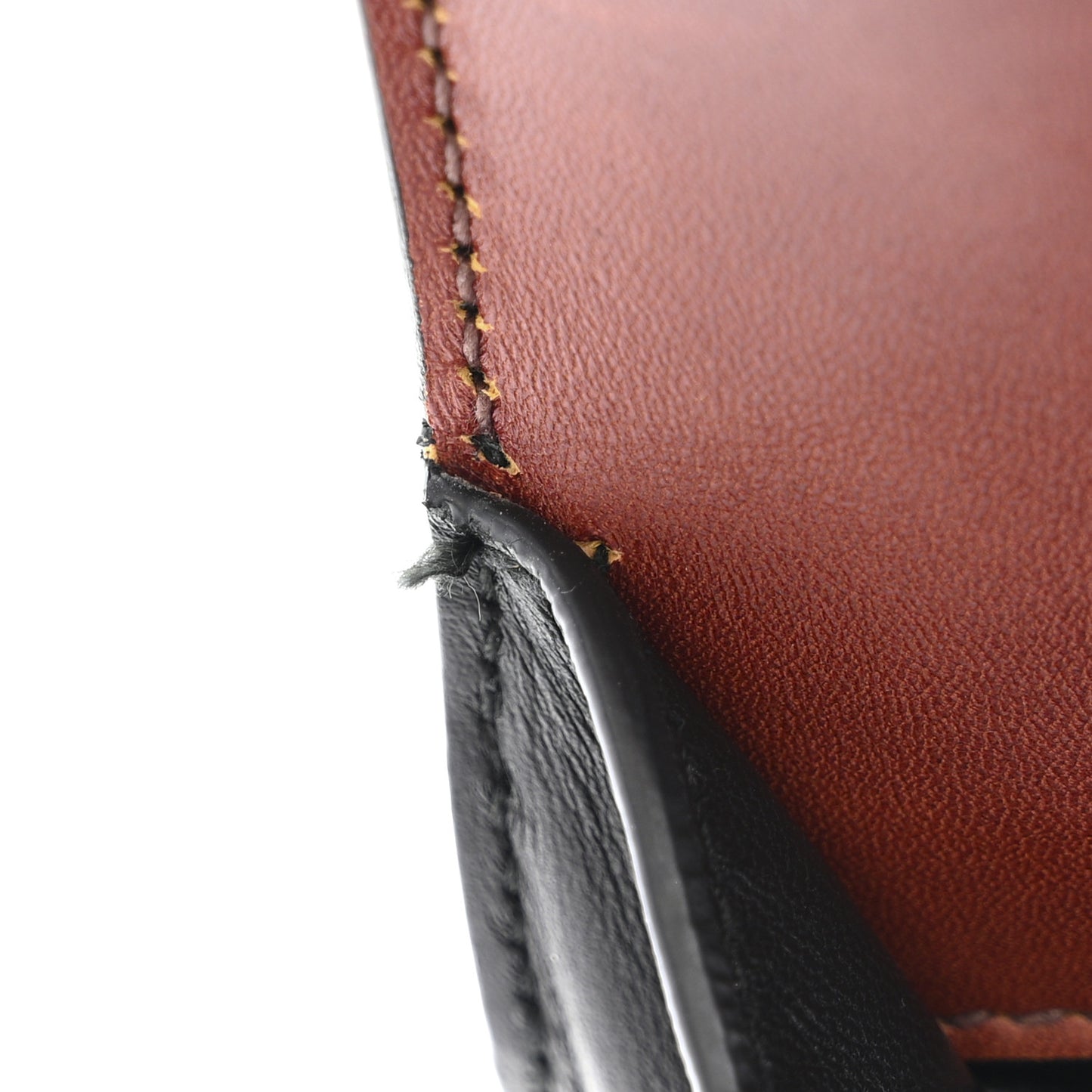 Antic Soft Saffiano Lions Head Cahier Shoulder Bag Cotto Black