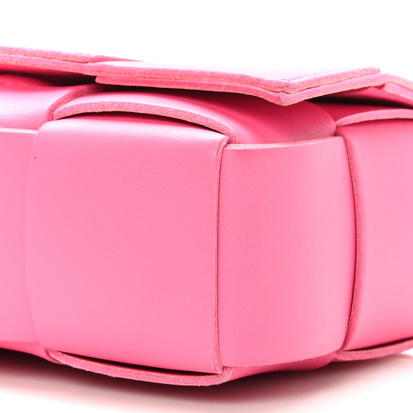 Lambskin Maxi Intrecciato Extra Mini Cassette Crossbody Bag Bon Bon