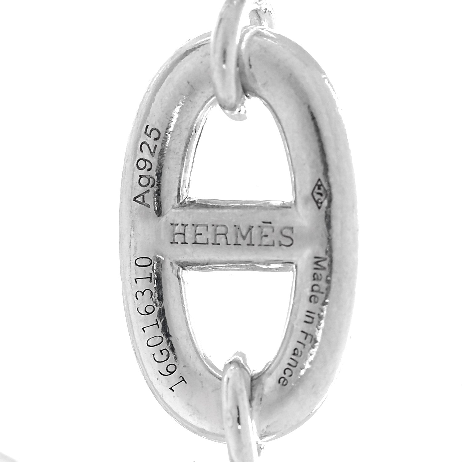 Hermes Sterling Silver Farandole Necklace 120 5 of 6