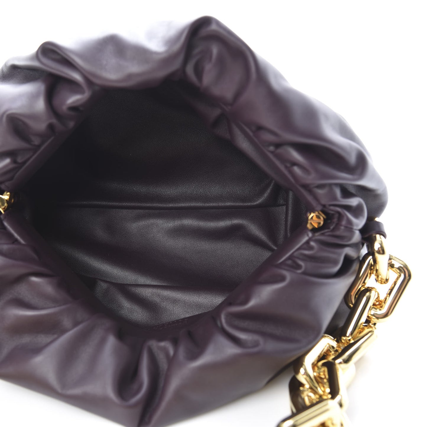 Calfskin The Pouch Chain Grape