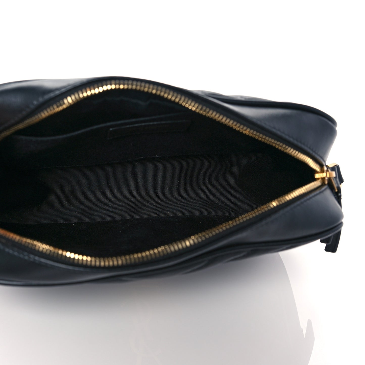 Calfskin Matelasse Monogram Lou Camera Bag Black