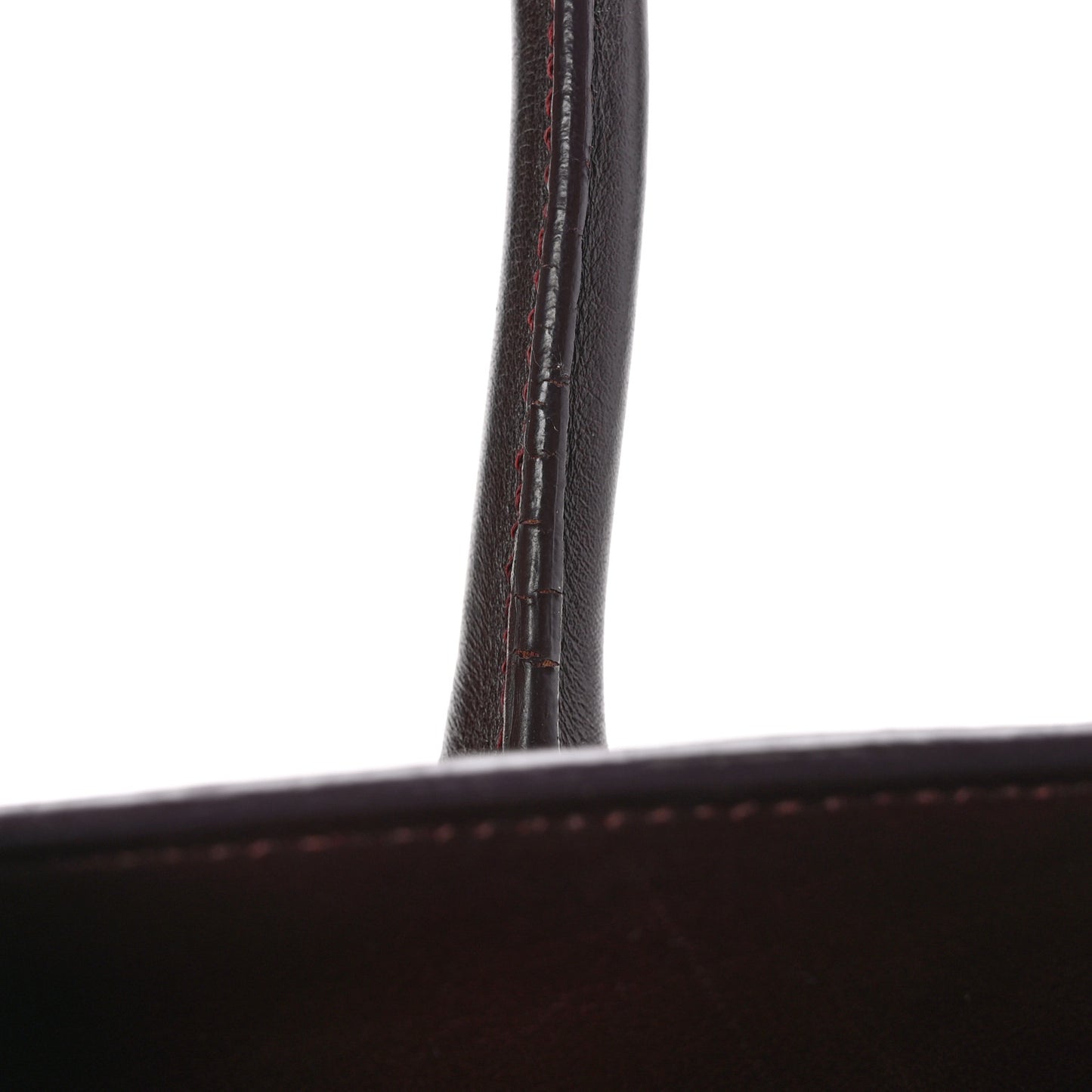 Grained Calfskin Small Classic Sac De Jour Bordeaux