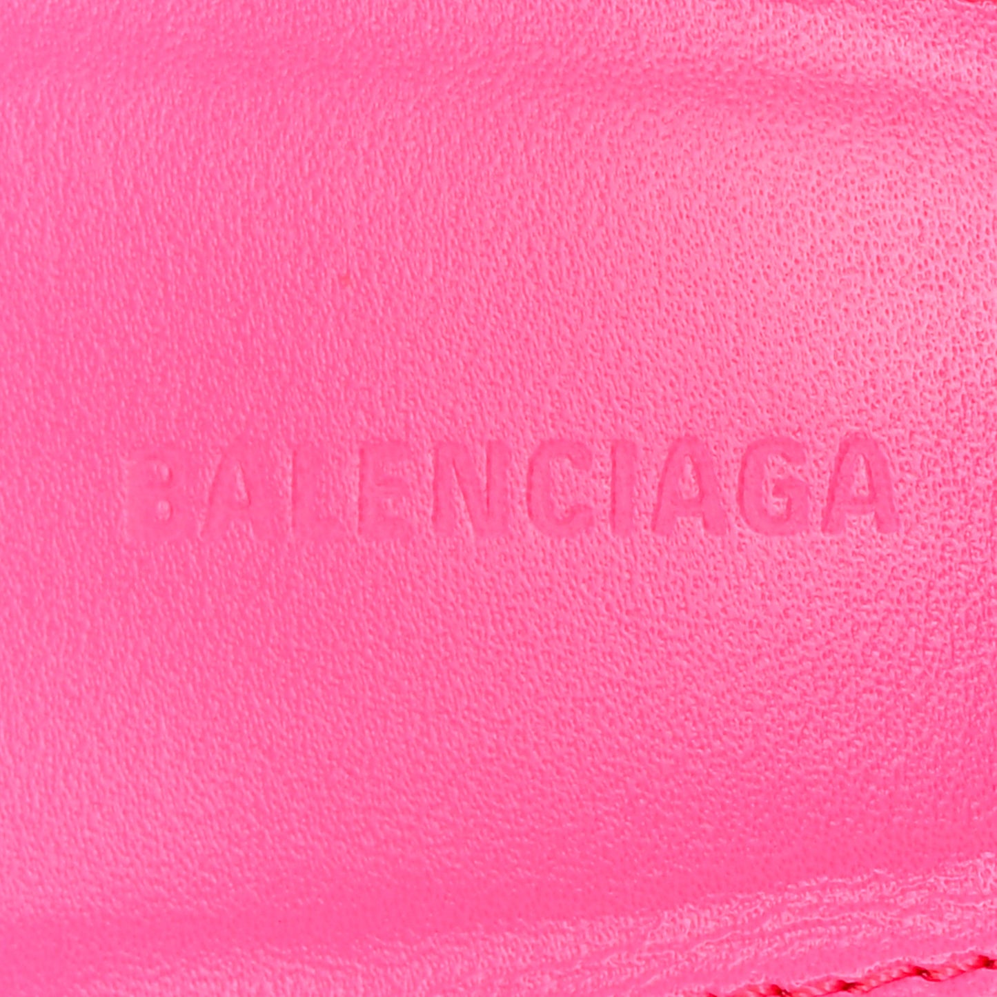 Agneau Arena Cagole 70mm Mules 40.5 Fluo Pink