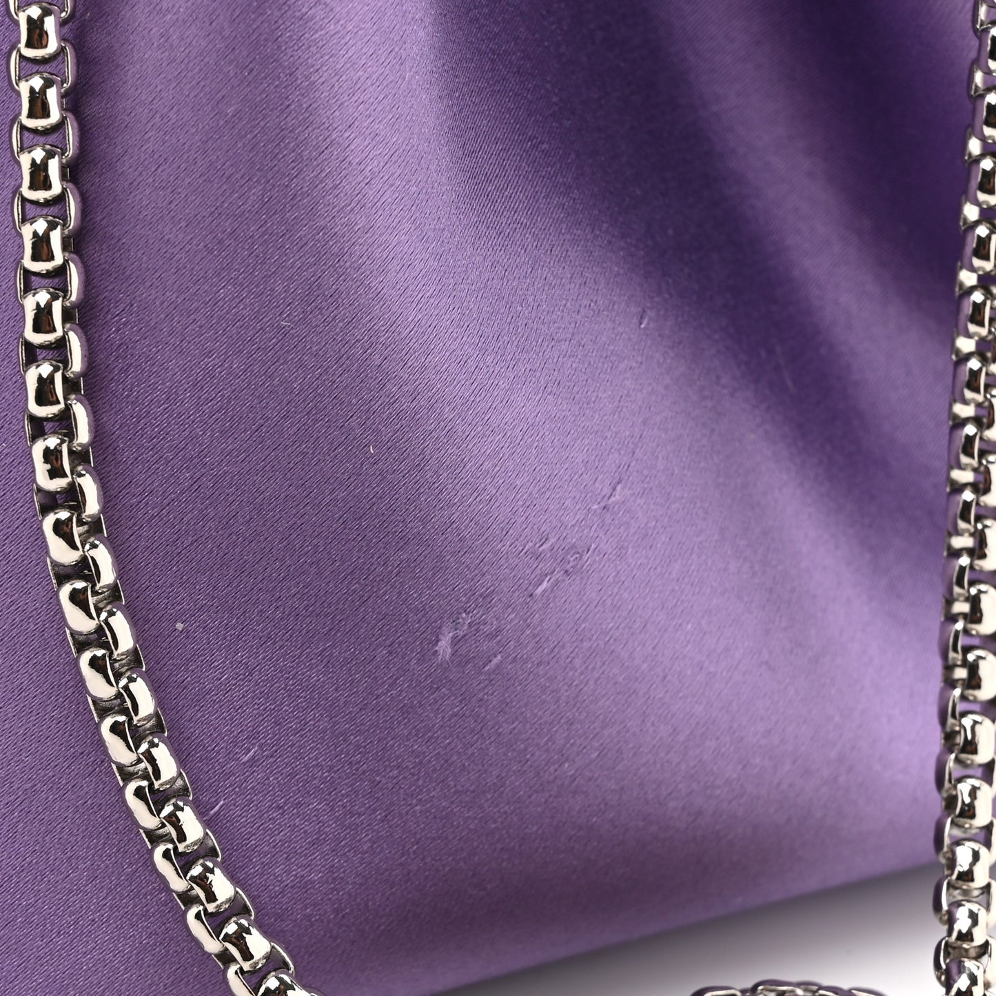 Satin Crystal Embellished Bon Bon Bag Wisteria