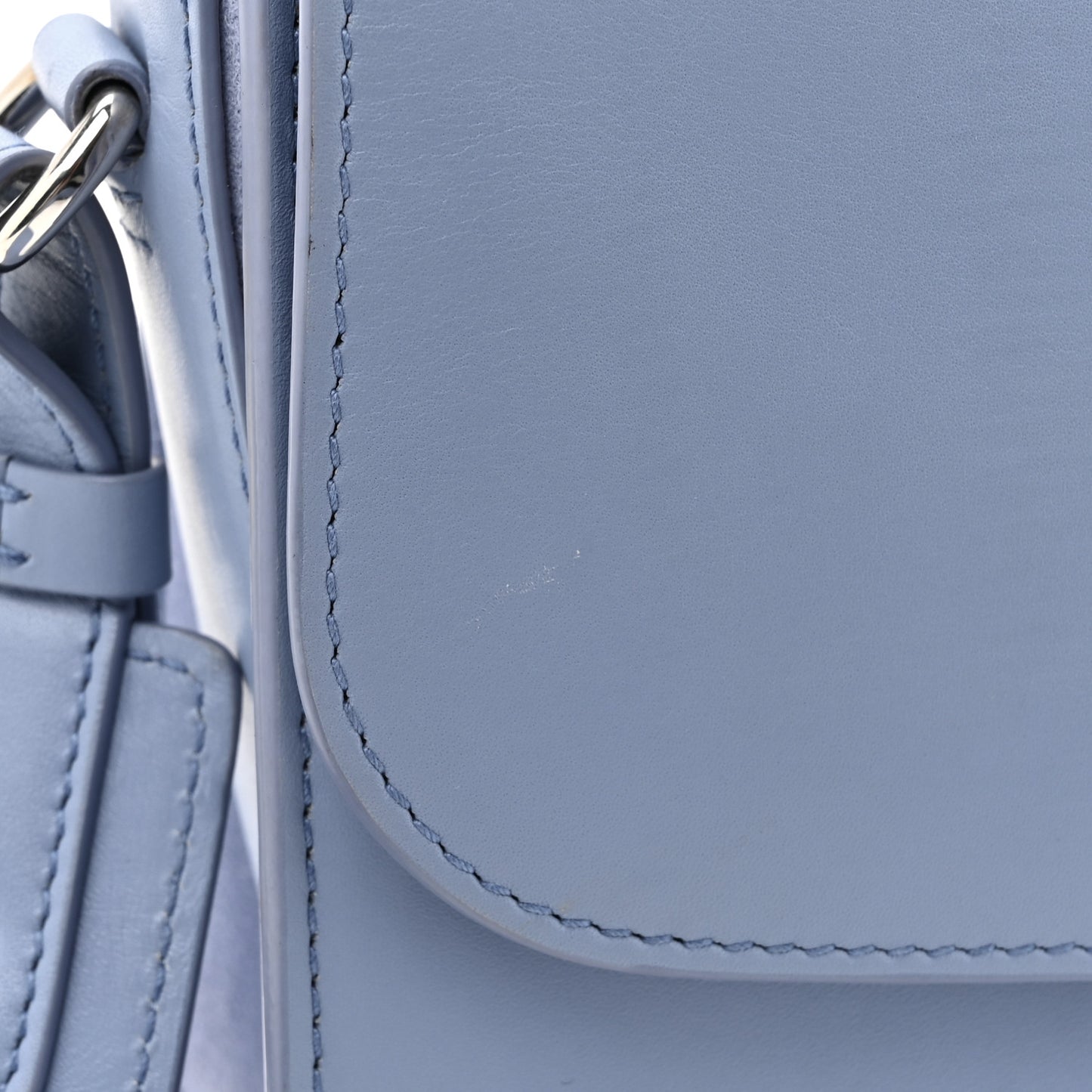 Calfskin Artemis Shoulder Bag Blue