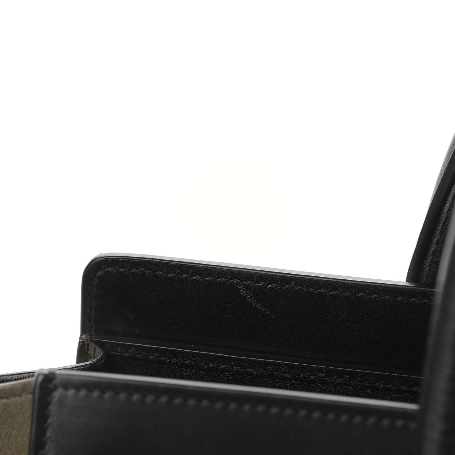 Celine Textured Calfskin Micro Tri-Color Luggage Olive 17 of 17