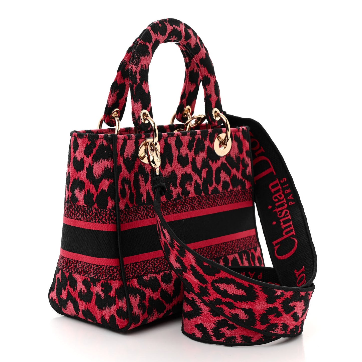 Canvas Mizza Embroidered Medium Lady D-Lite Fuchsia