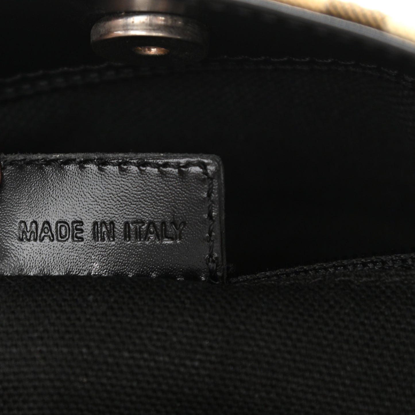 House Check Small Tote Black