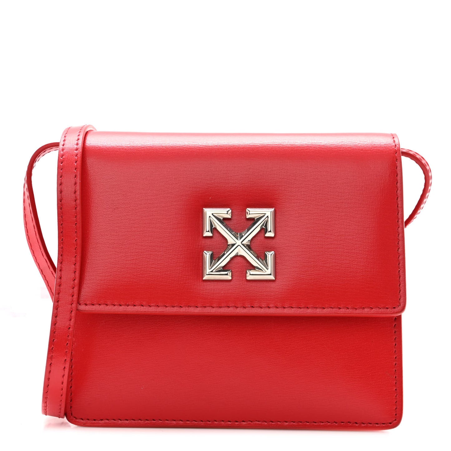 Calfskin Jitney 2.8 Belt Bag Crossbody Red