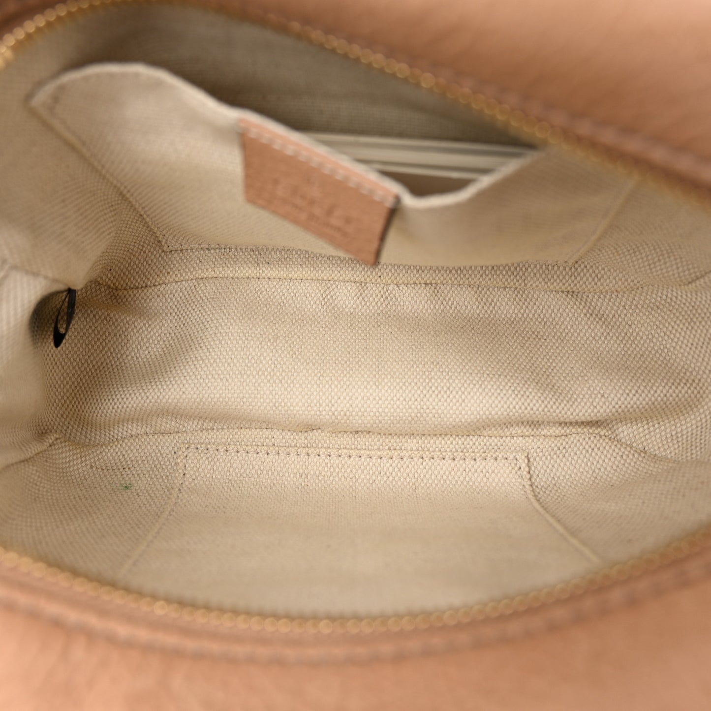 Pebbled Calfskin Small Soho Disco Bag Camelia