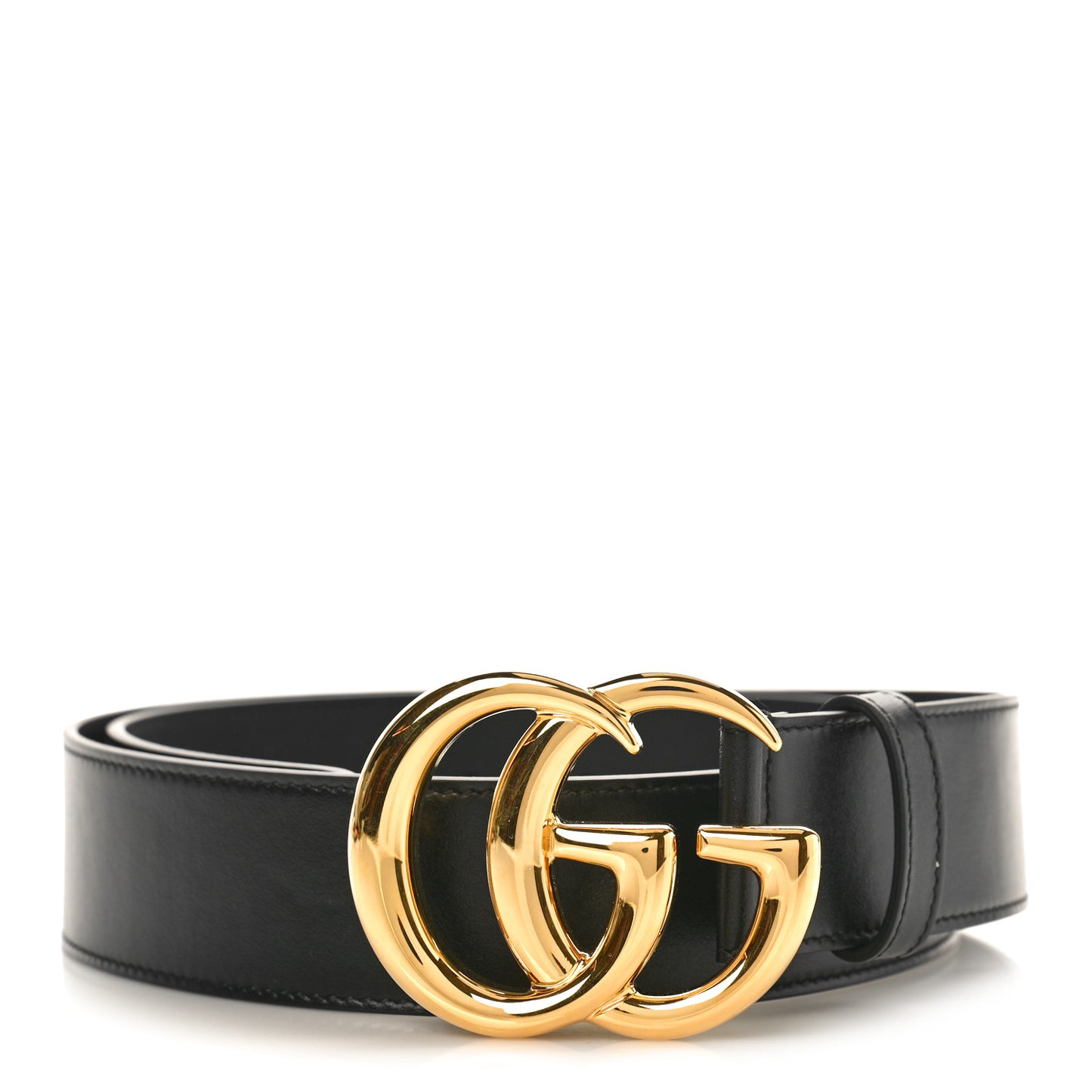 Plutone Calfskin Double G 40mm Belt 90 36 Black