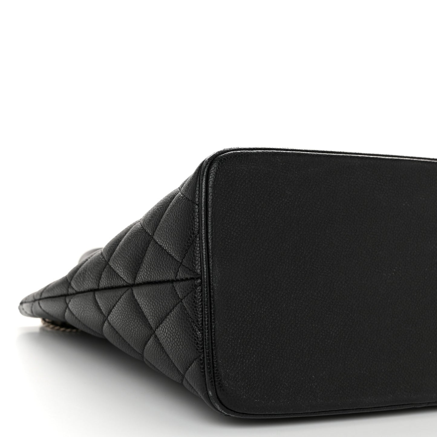 Caviar Quilted Medallion Tote Black