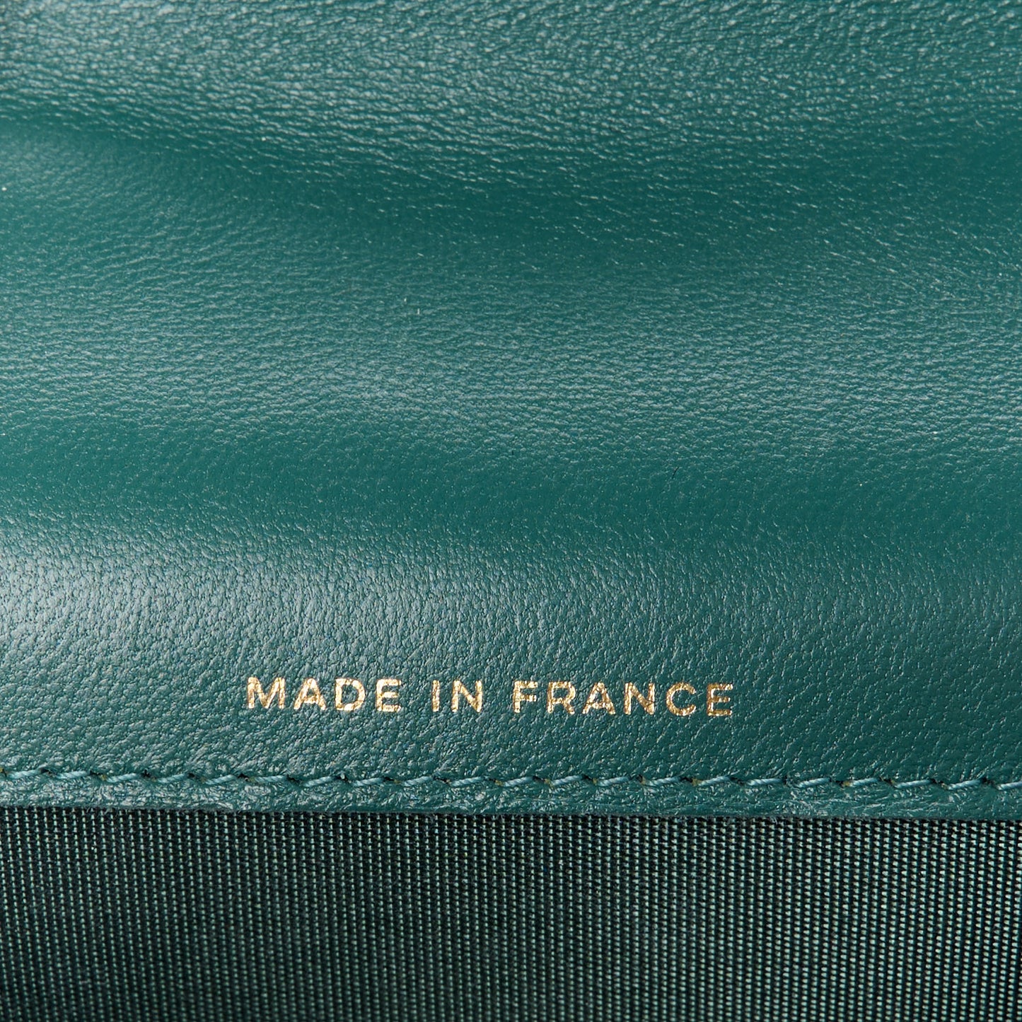 Lambskin Quilted Top Handle Flap Coin Purse With Chain Green