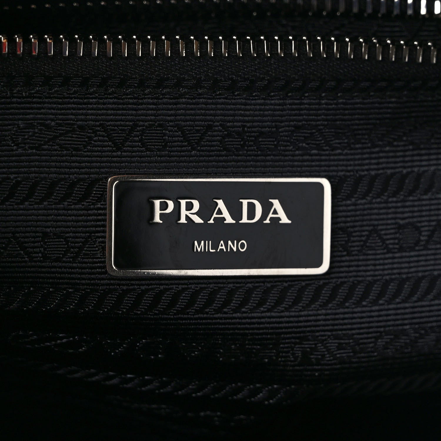 Prada Nylon Tessuto Impuntu Quilted Backpack Black 6 of 10