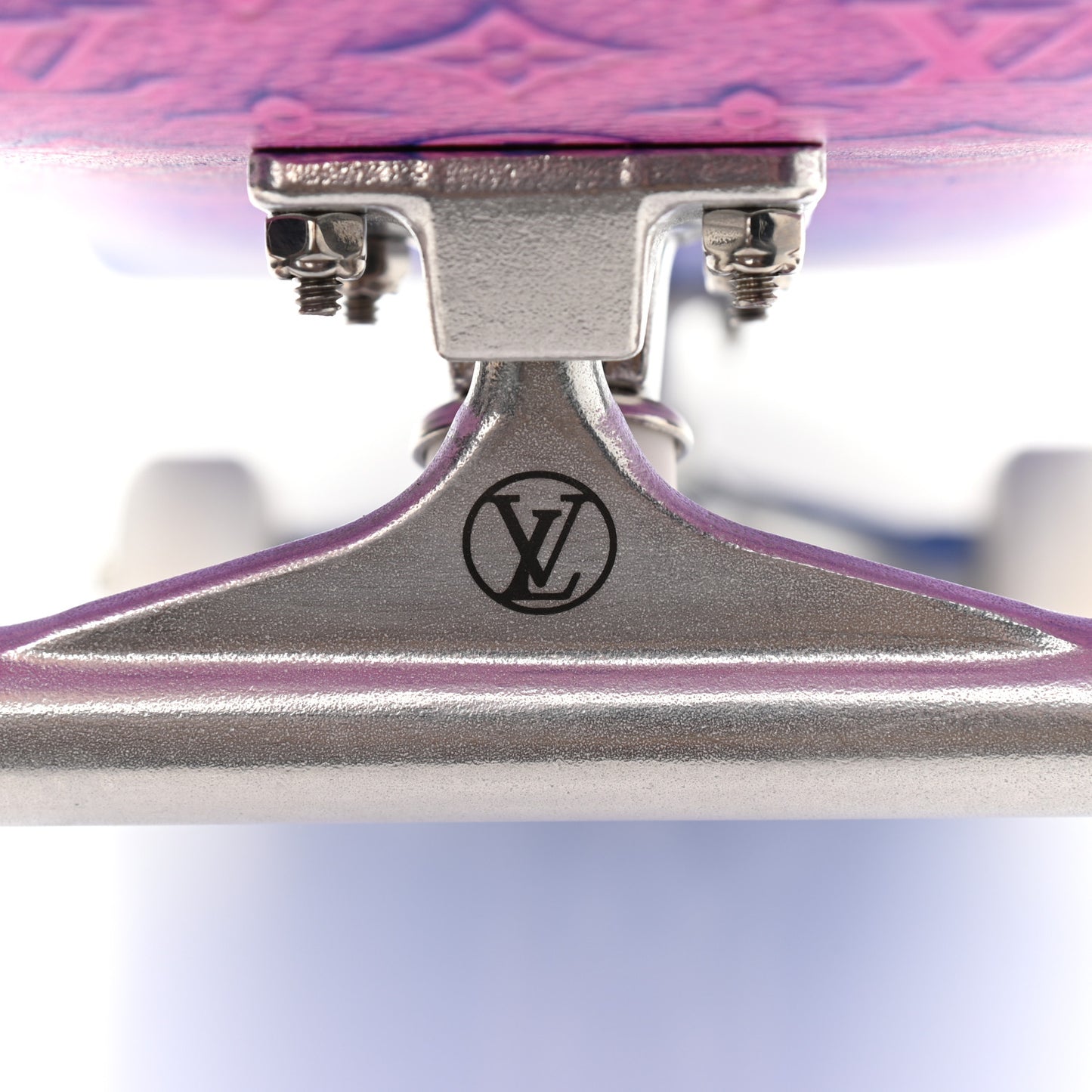 Monogram Illusion Wood Skateboard Multicolor