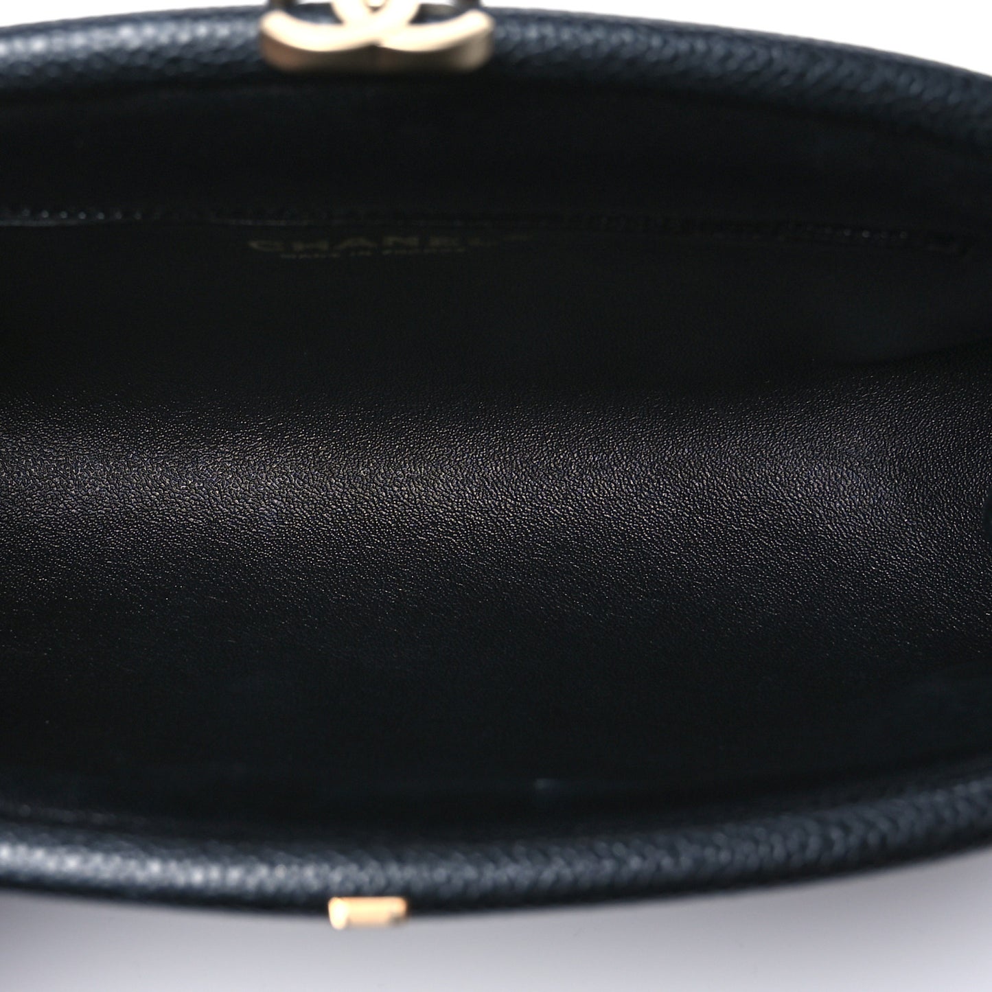 Caviar Quilted Timeless Clutch Black