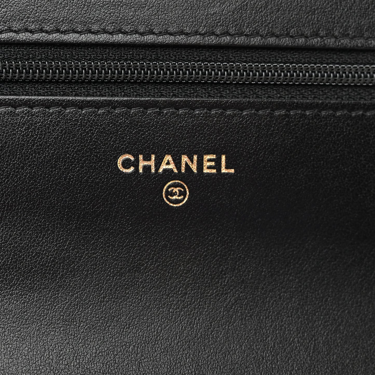 Tweed Quilted Chanel 19 Wallet On Chain WOC Black Beige