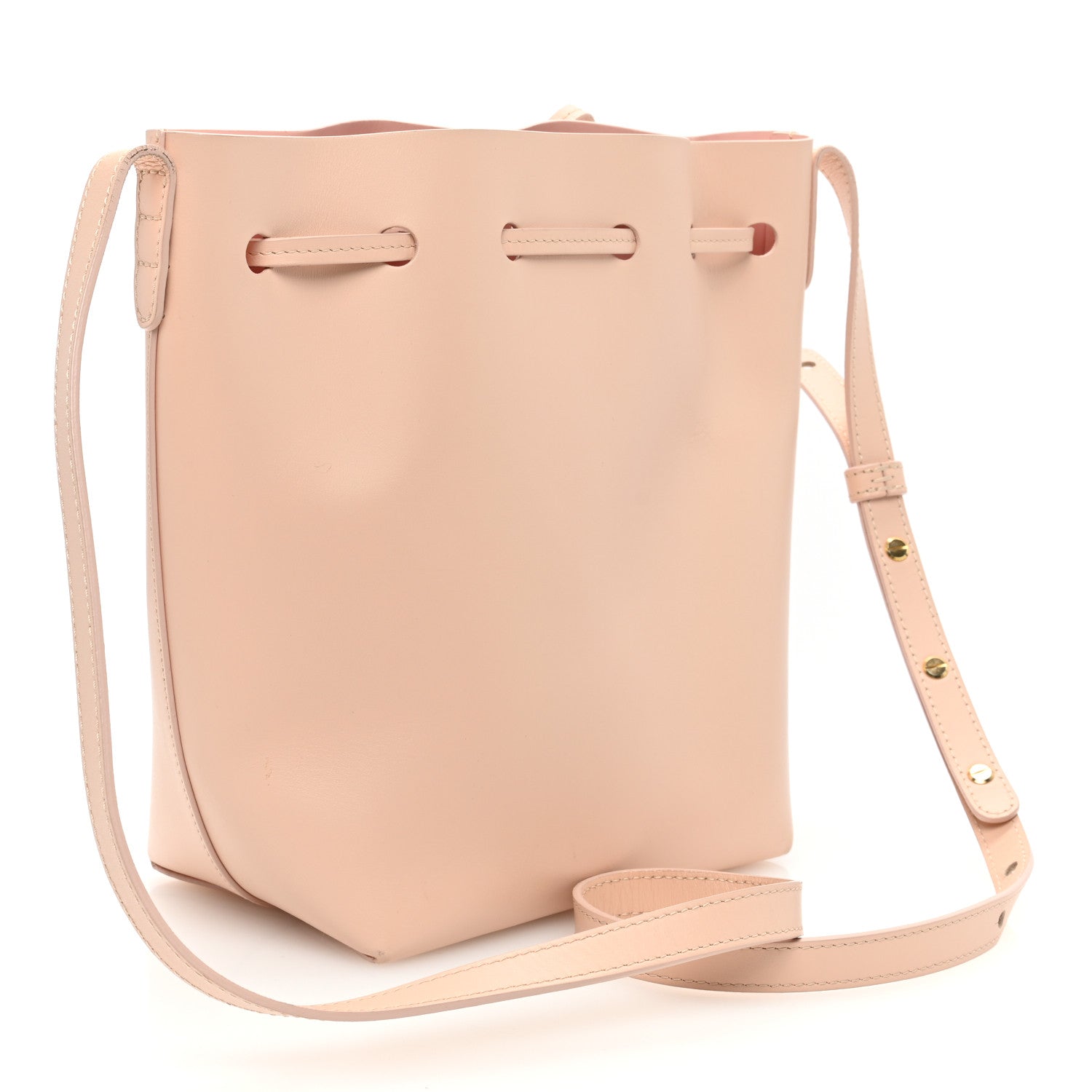 Mansur Gavriel Calfskin Mini Bucket Bag Rosa 3 of 10