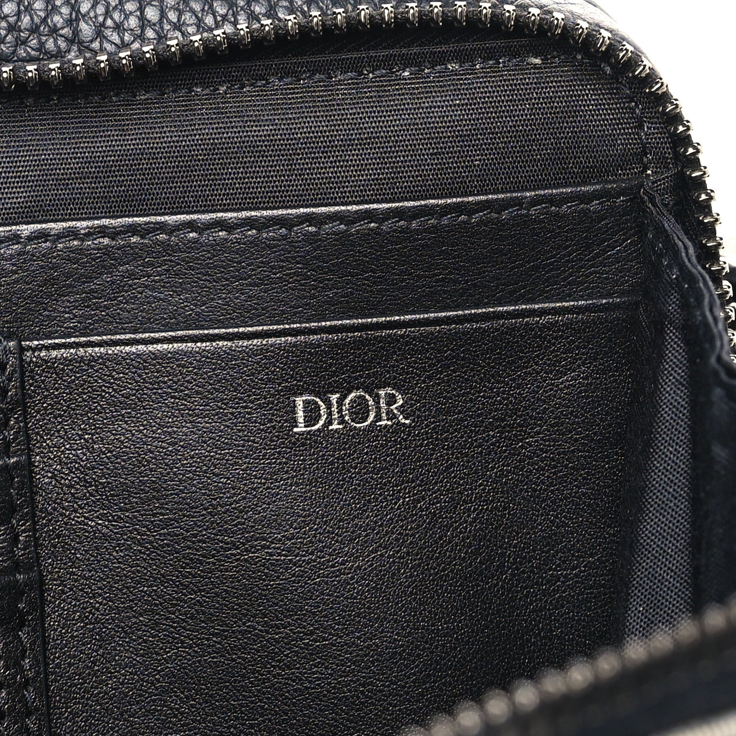 Oblique Pouch Beige Black