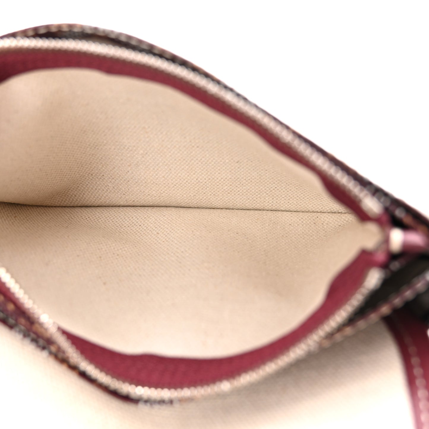 Goyardine Plumet Wallet Clutch Burgundy