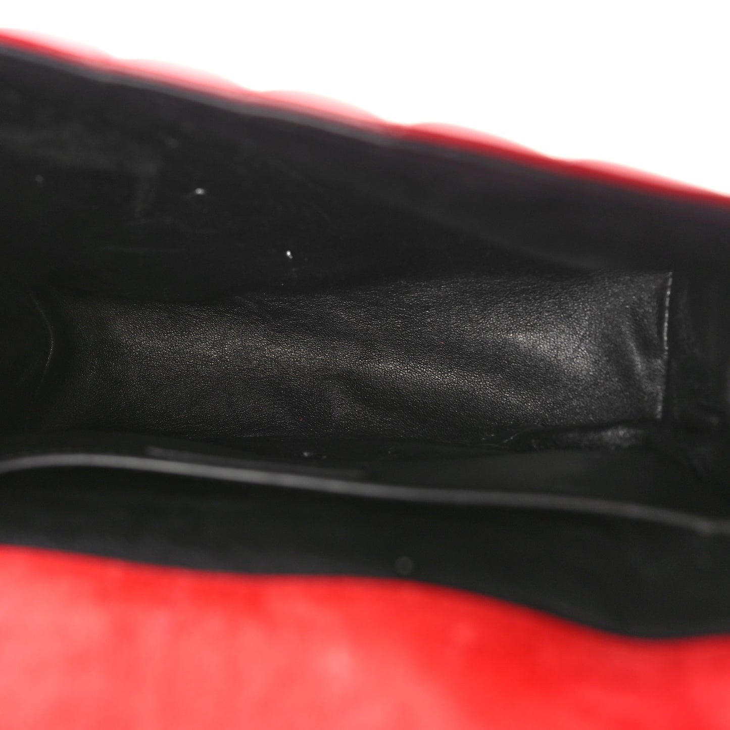 Patent Matelasse Monogram Large Vicky Chain Bag Rouge Eros