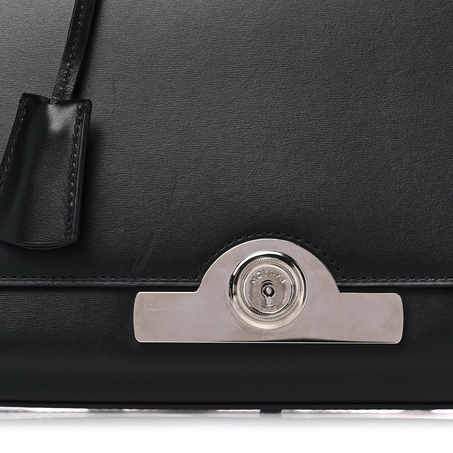 Moynat Box Calfskin Rejane PM Black 7 of 10