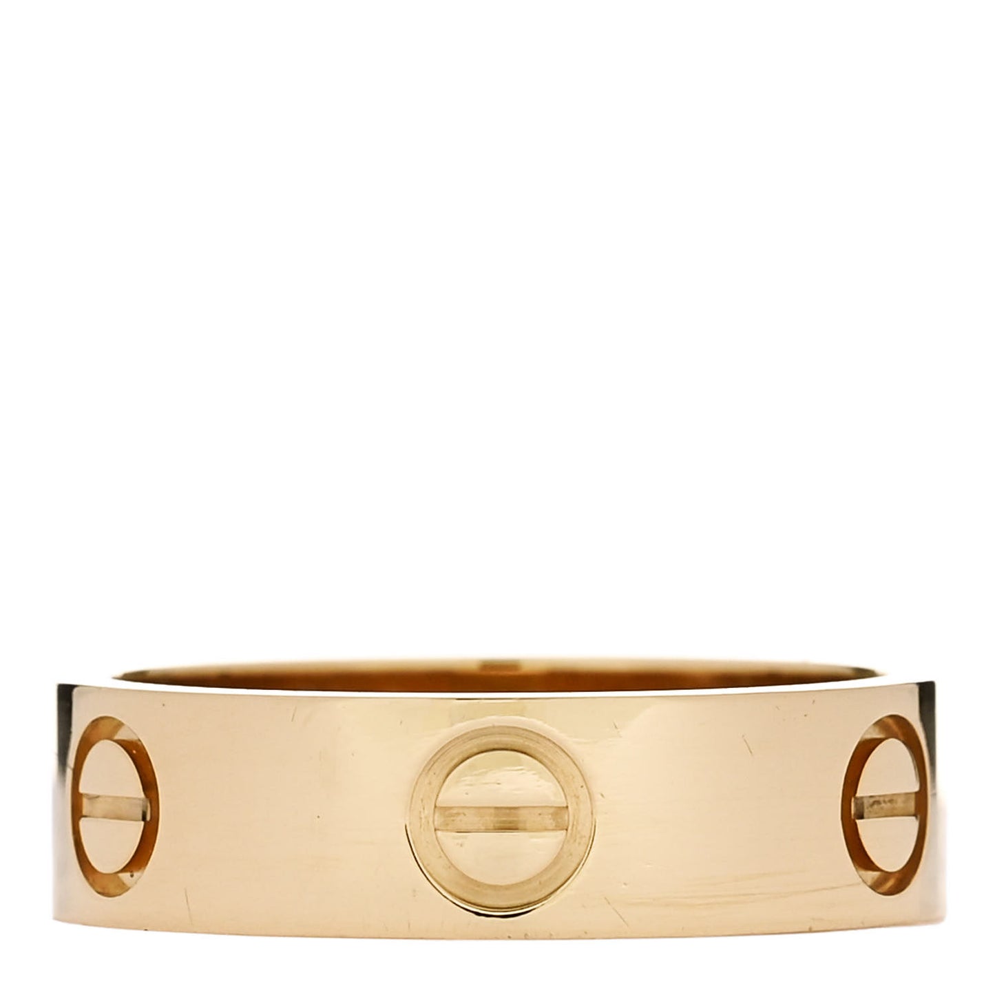 18K Yellow Gold 5.5mm LOVE Ring 55 7.25