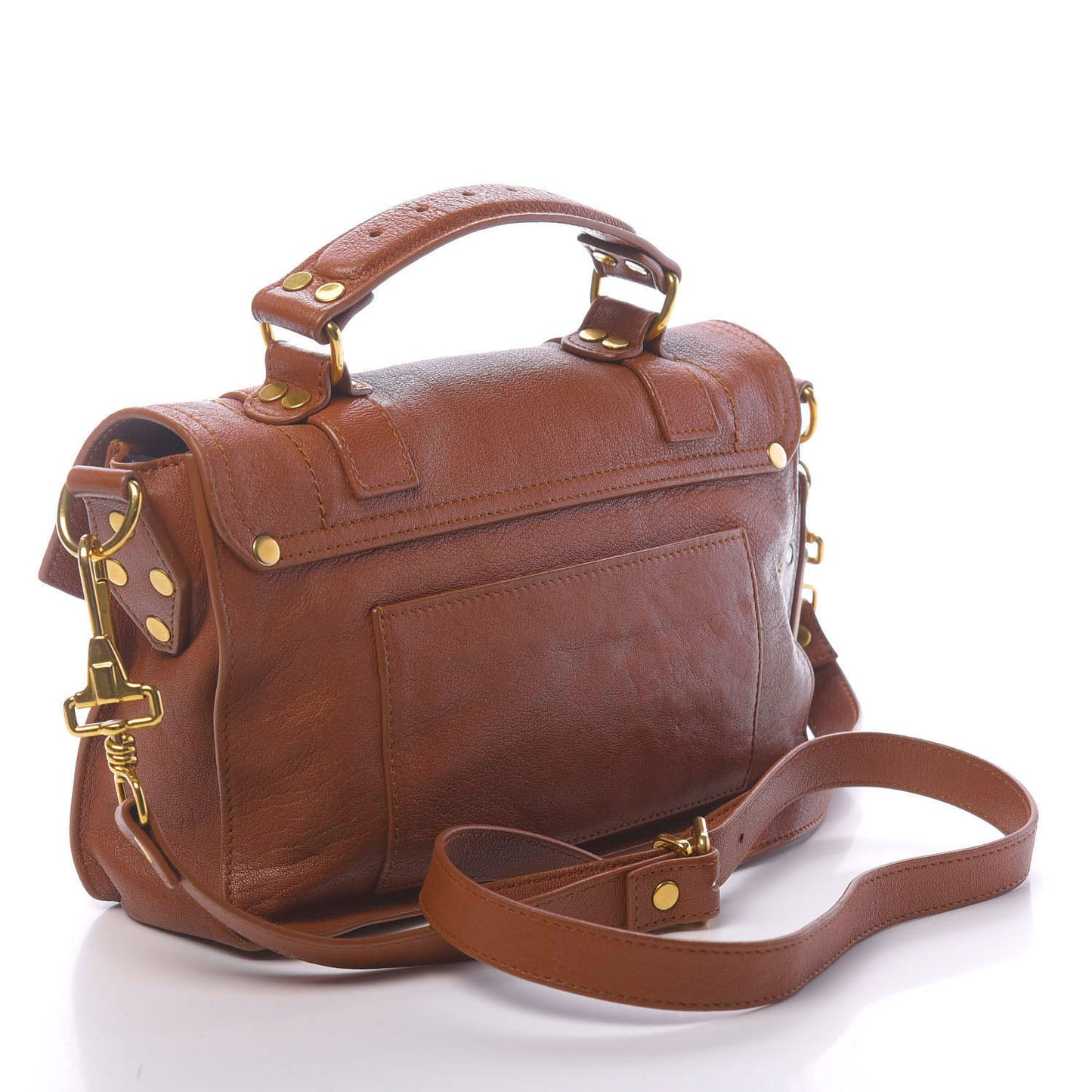 Lambskin Tiny PS1 Satchel Saddle