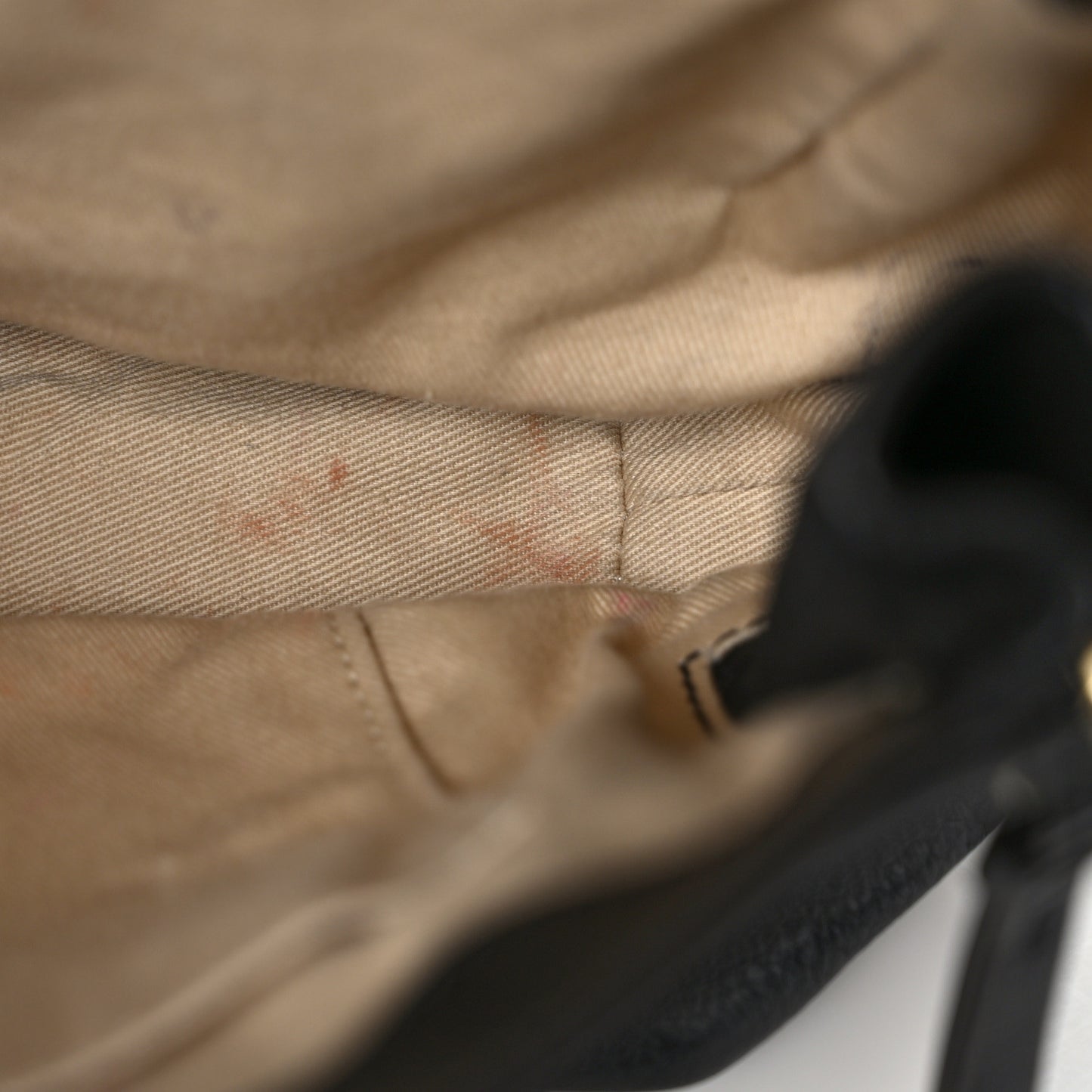Suede Calfskin Small Faye Backpack Black