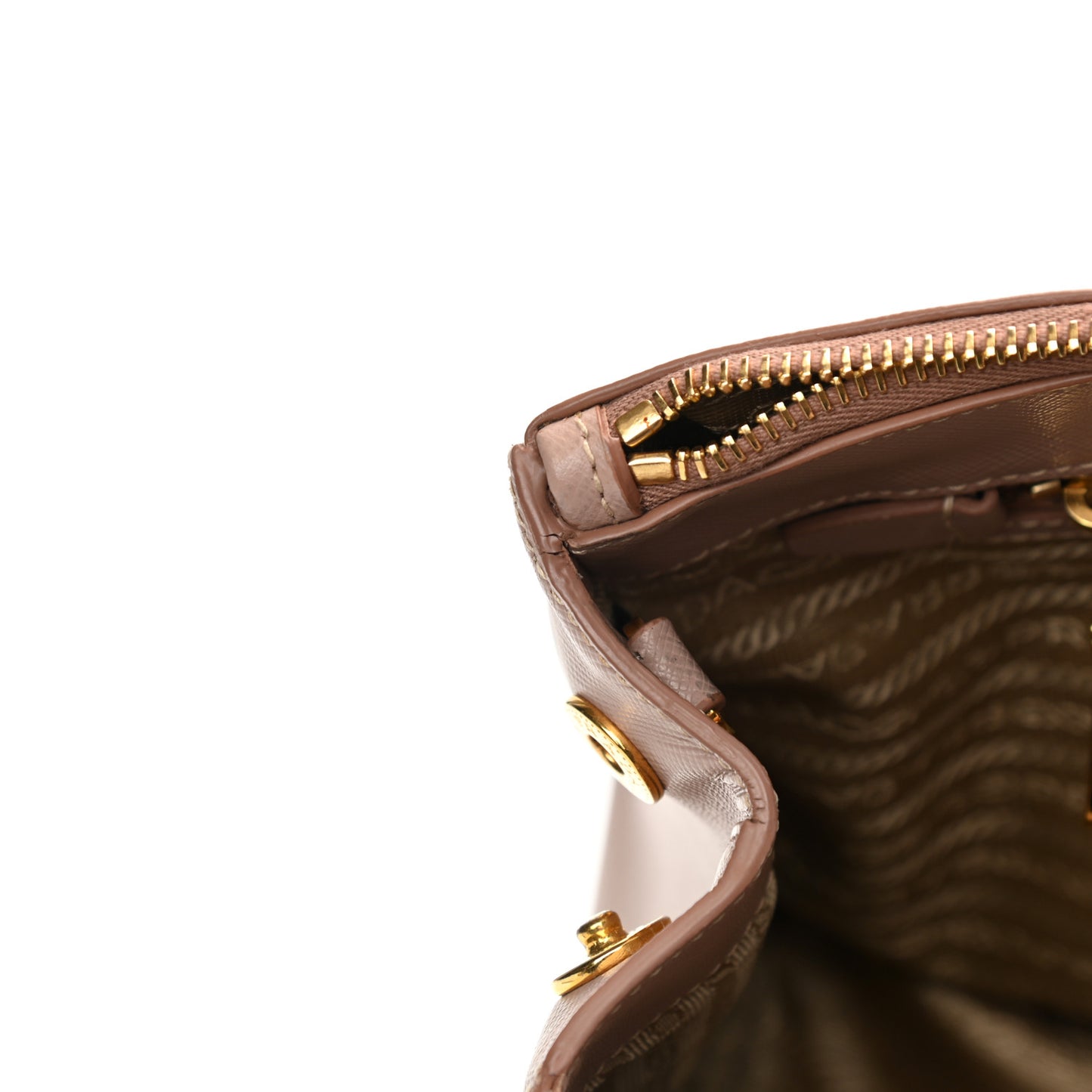 Saffiano Small Galleria Double Zip Tote Cammeo