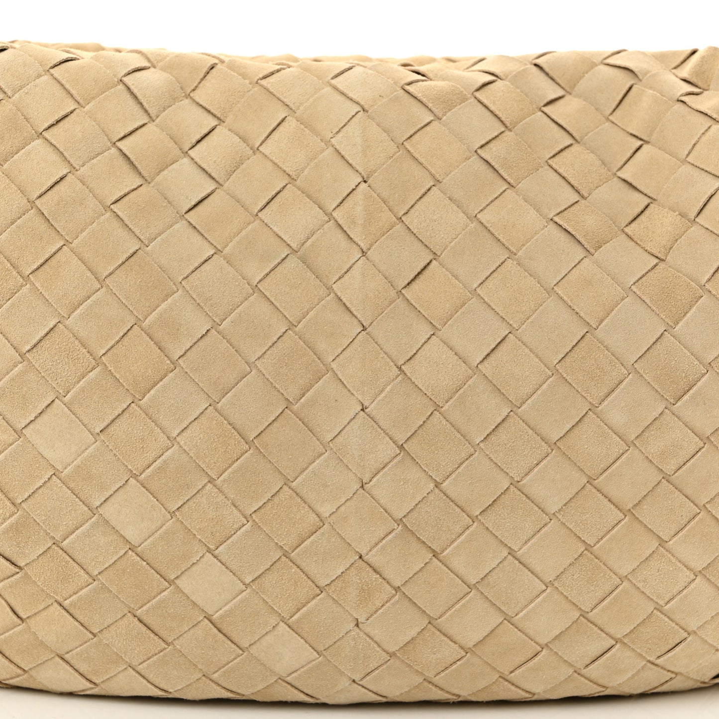 Suede Intrecciato Small Jodie Sand