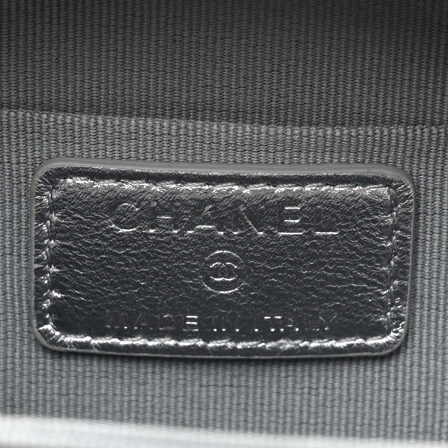 Chanel Gradient Metallic Lambskin Quilted Like A Wallet Clutch With Chain Silver Purple 7 of 11