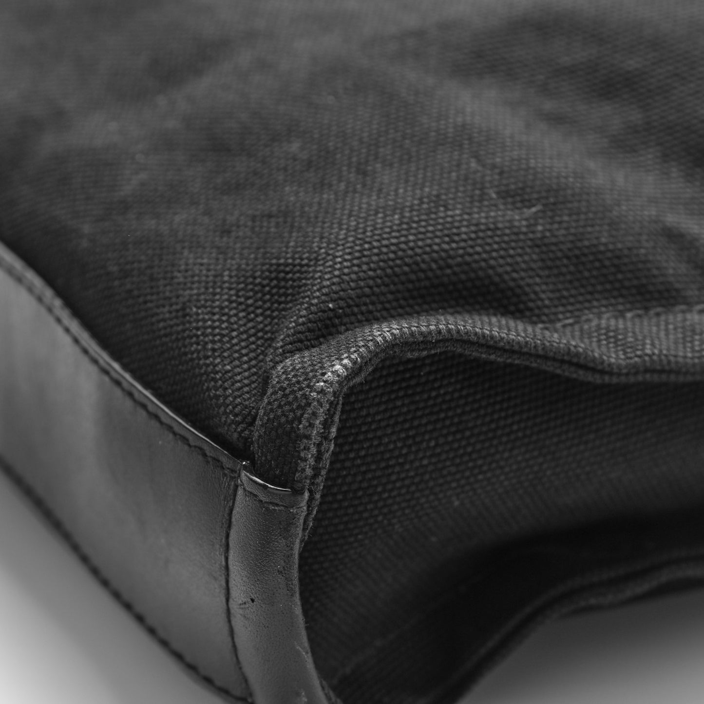 Canvas Logo Tote Black